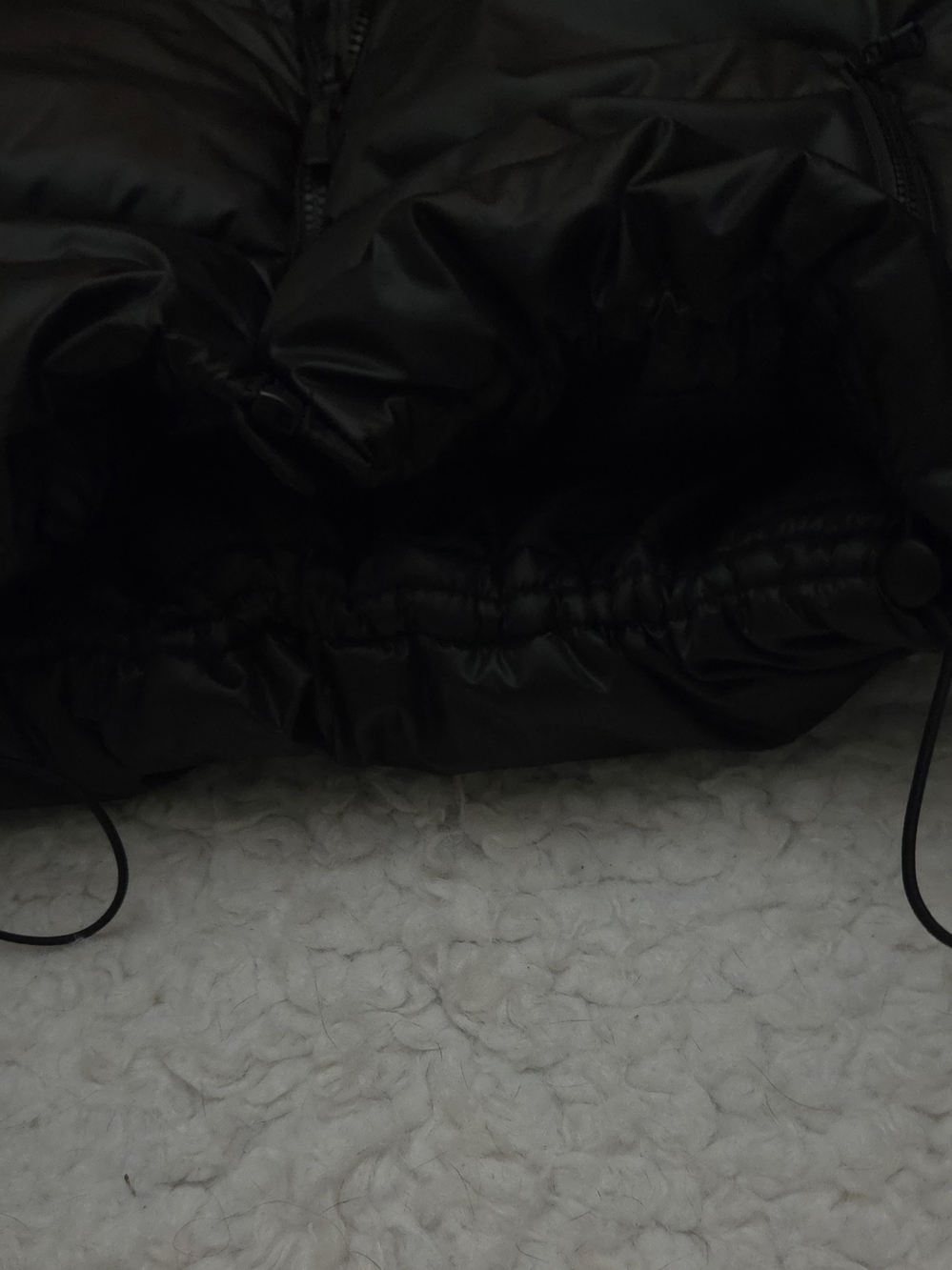 Black Puffer Jacket for Women- Size Small Petite - Picture 5 of 5